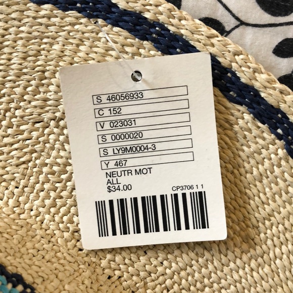 Urban Outfitters striped straw hat - Picture 4 of 4